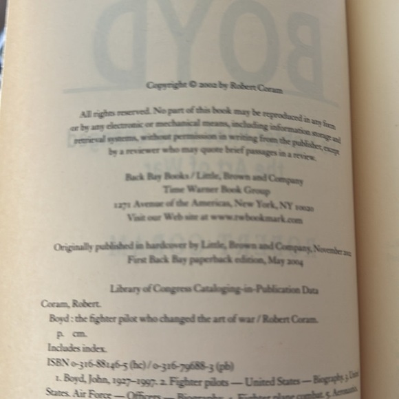 *Final Price* Boyd The Fighter Pilot Who Changed The Art of War GUC - Picture 3 of 5